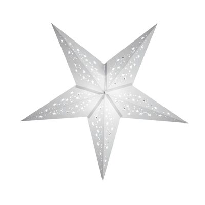 Starry White - Lanterne étoile en papier