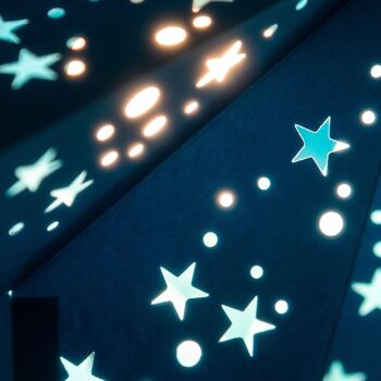Venus Sea Blue - Lanterne étoile en papier 4