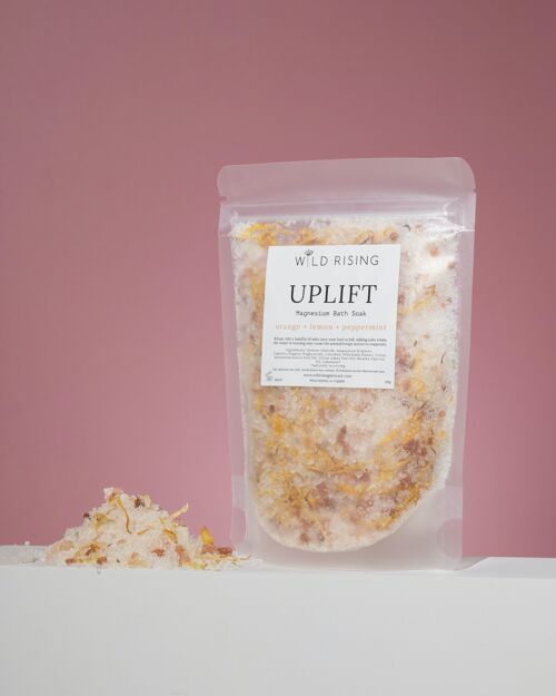 Uplift - Orange, Lemon and Peppermint Bath Salts 125g pouch