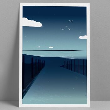 Affiche Passage Nuit 30x40 cm