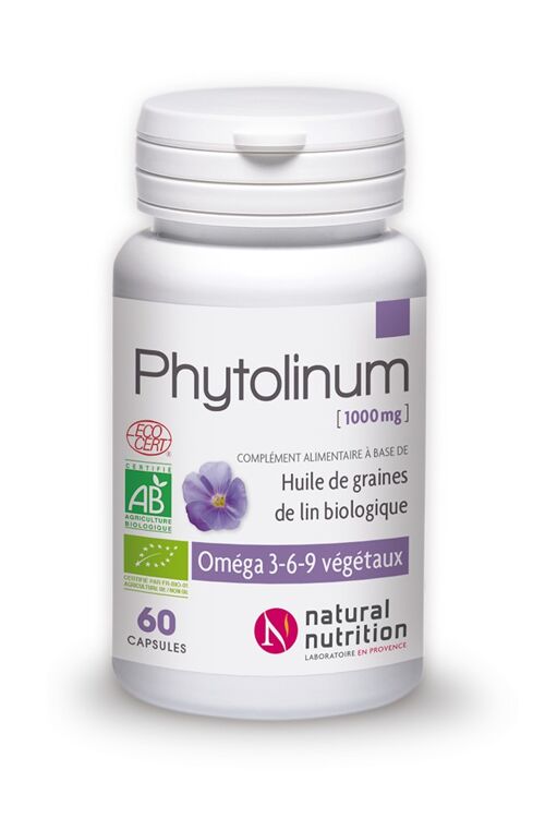 Phytolinum Bio - Acides gras essentiels Oméga 3-6-9 végétaux