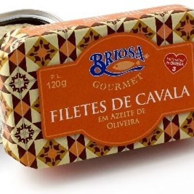 Briosa Gourmet - Filets de Maquereau à l'Huile d'Olive - 120gr