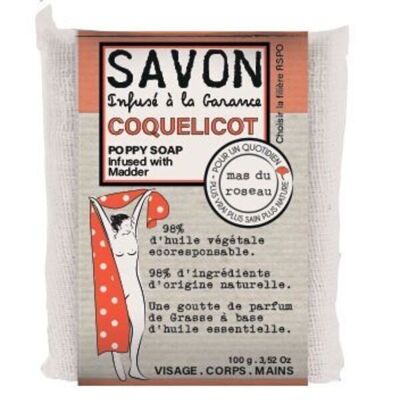 SAVONNETTE COQUELICOT