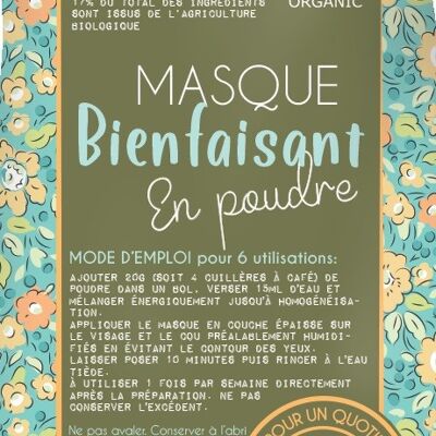 MASQUE EN POUDRE BIENFAISANT ***