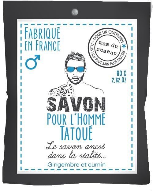 SAVON POUR L'HOMME TATOUE