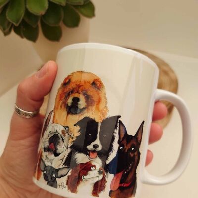 Cute dogs Mug, Doggy Coffee Mug, Gift for her, Gift for him, Quirky coffee Mug