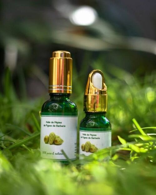 Huile de pépins de figues de barbarie 30 ml 100 % naturelle et biologique