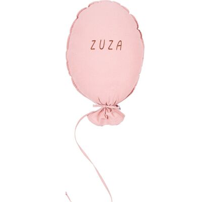 BALLOON PILLOW DUSTY PINK PERSONALIZED CARAMEL