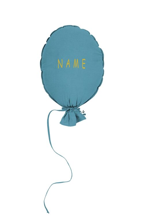 BALLOON PILLOW PETROL PERSONALIZED GOLD