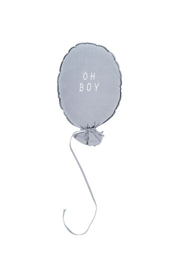 COUSSIN BALLON GRIS OH BOY ECRU