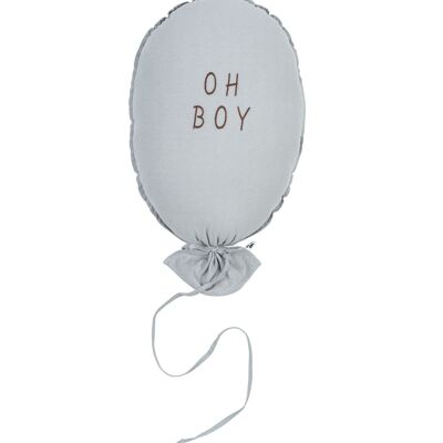 BALLOON PILLOW GREY OH BOY CARAMEL