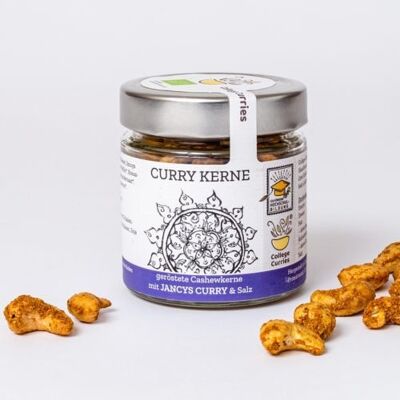 Anacardi tostate con curry di Jancy e sale - BIOLOGICO - 100g