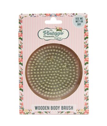 Brosse exfoliante en bois pour le corps 2