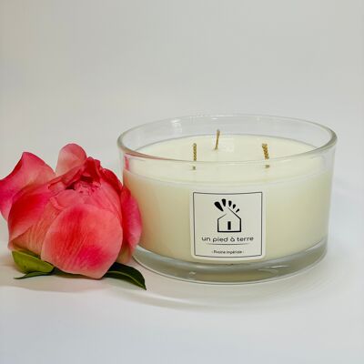 "Imperial Peony" scented candle - 375 (wax weight)