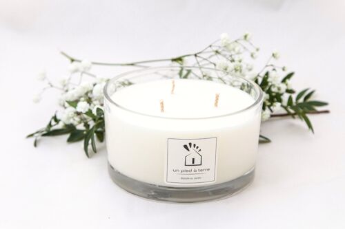 Bougie parfumée "Balade au jardin" - 350 g (poids cire)