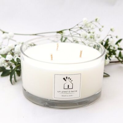 Scented candle "Walk in the garden" - 350 g (wax weight)