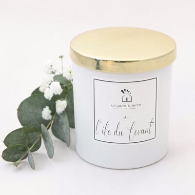 Scented candle "A Pied à Terre on the Ile du Levant"