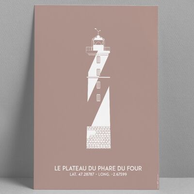 Lighthouse poster from the oven shelf Format 30 * 40cm