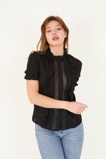 Chemise ESME Noir 8941 1