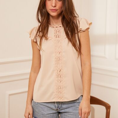 TUILERIES Bluse Beige 8965