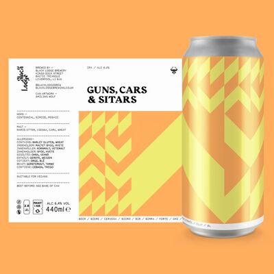 GUNS, CARS AND SITARS (24 Pack)