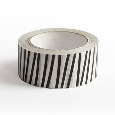 White printed striped tape, kraft tape, packaging tape
