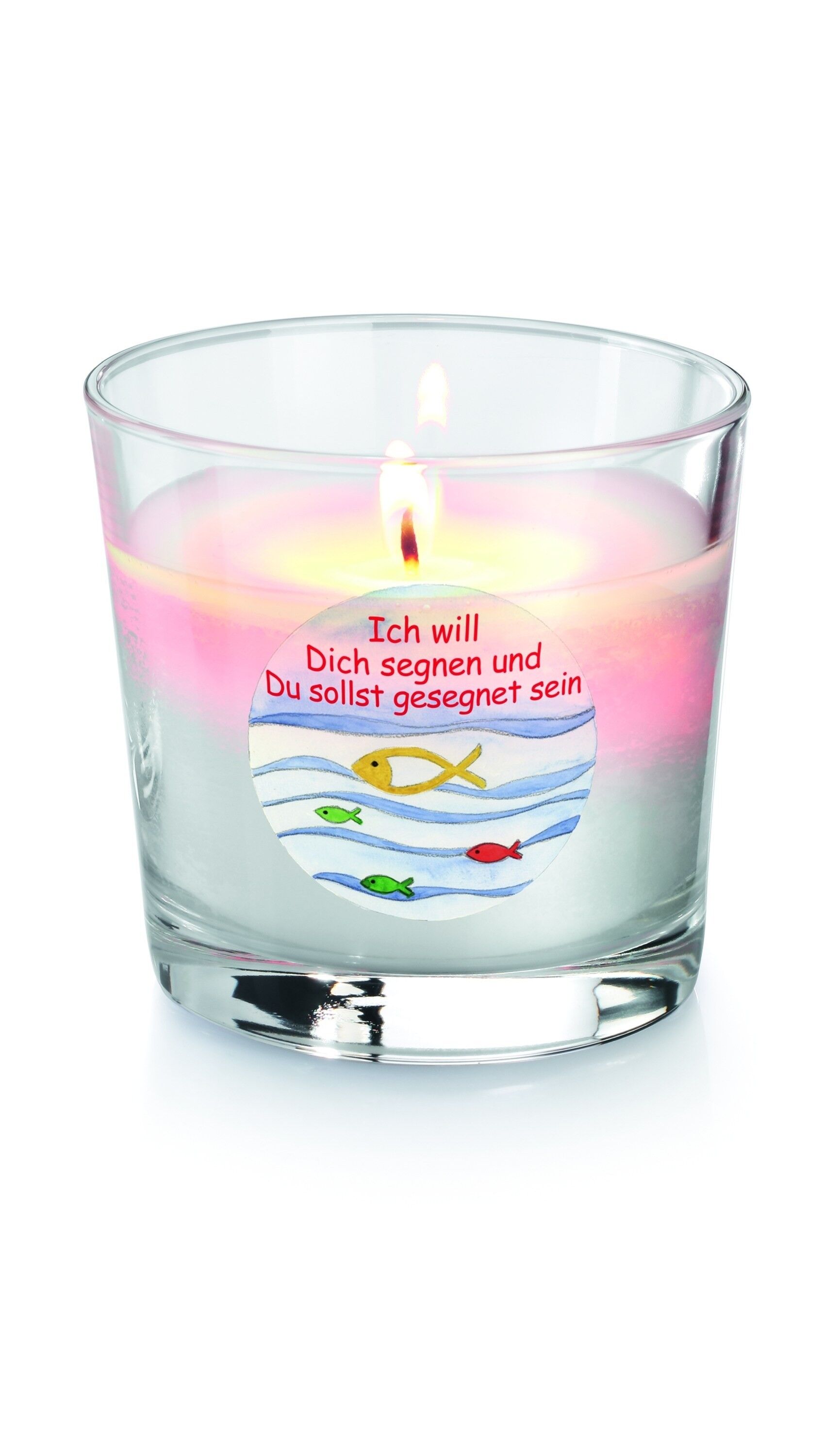 Grande lume di candela, rosso benedizione