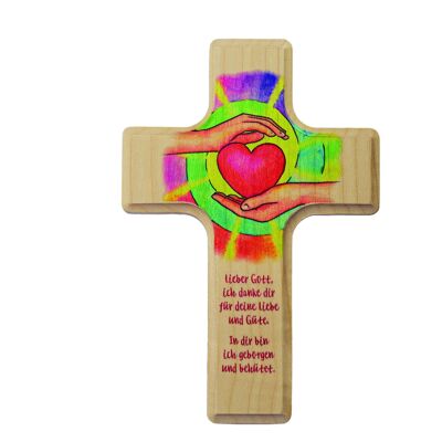 large wooden cross for children, security