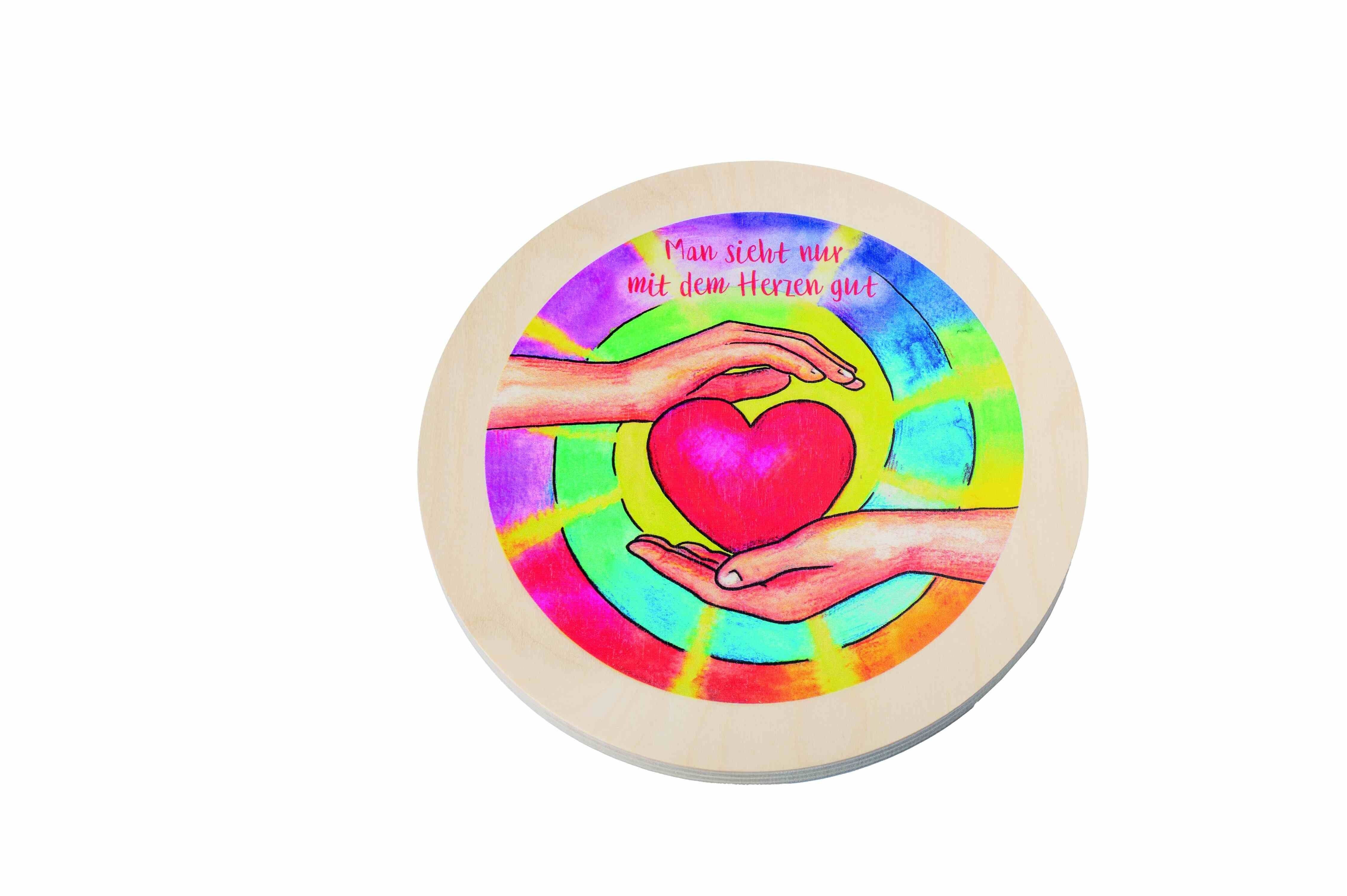 Quadro grande in legno, cuore