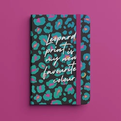 Leopard Print is my Favourite Colour - A5 Notebook