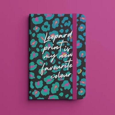 El estampado de leopardo es mi color favorito - Cuaderno A5