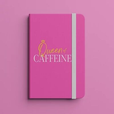 Königin des Koffeins - A5-Notizbuch