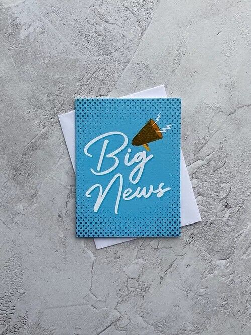 Sendtiments - Big News MINI CARD