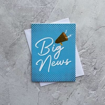 Sendtiments - Big News MINI CARD