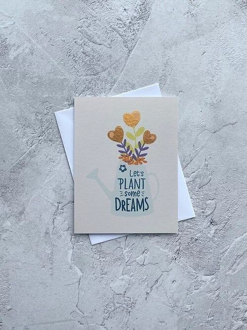 Sendtiments - Let's Plant Our Dreams MINI CARD