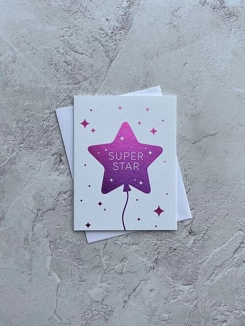 Sendtiments - Super Star MINI CARD
