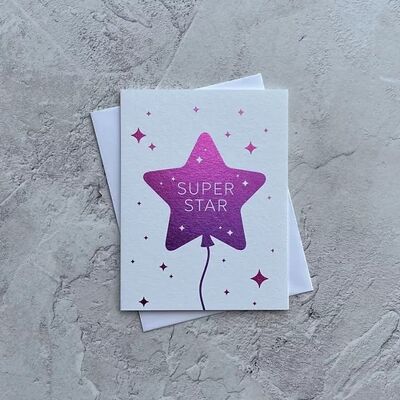 Sendtiments - Super Star MINI CARD