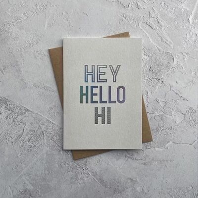 Type Dreams - Hey Hello Hi