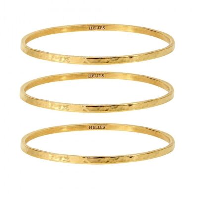 Metal bracelets - gold size 1