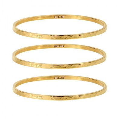 Metal bracelets - gold size 2