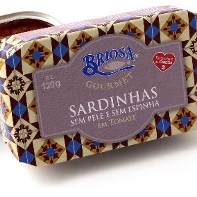 Briosa Gourmet - Sardinas sin Hueso y sin Piel en Tomate - 120gr