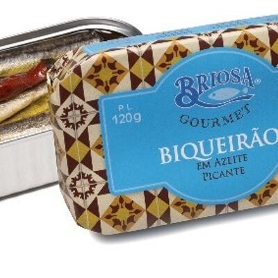 Briosa Gourmet - Anchoa Entera En Aceite De Oliva Picante - 120gr