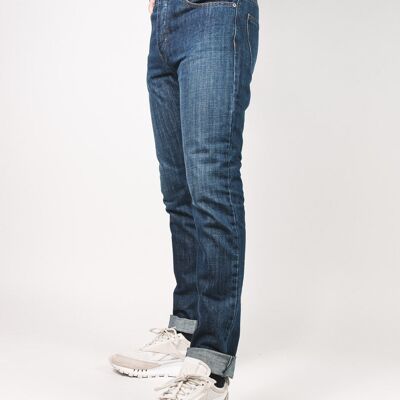Stoned-Jeans aus 100 % Bio-Baumwolle