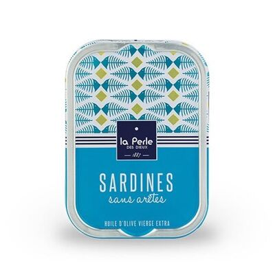 Sardines à l'huile d'olive vierge extra sans arêtes
