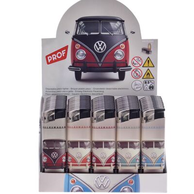 VW display of 50 electronic lighters