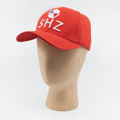 SHZ Mütze, Kleeblatt, Rot
