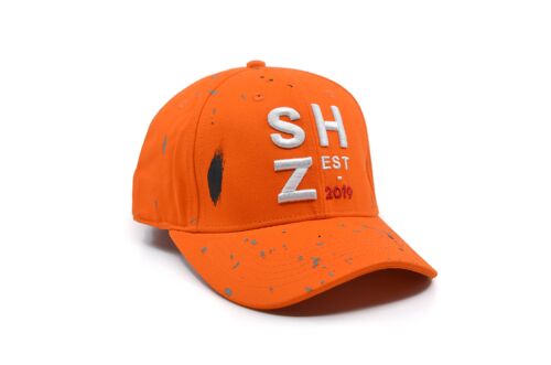 Casquette SHZ, Fait Main Est-2019, Orange