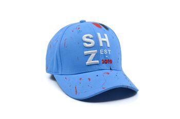 Casquette SHZ, Fait Main Est-2019, Bleu 1