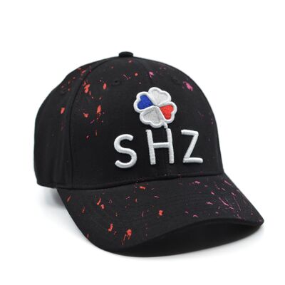 SHZ Cap, Handmade Clover, Black