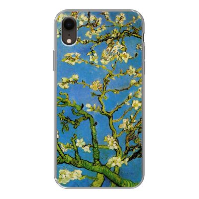 Hoesje voor iPhone XR - Amandelbloessem - Vincent van Gogh - Siliconen